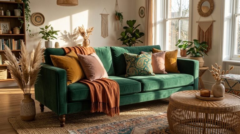 15 Bohemian Living Room Ideas That Feel Cozy & Stylish