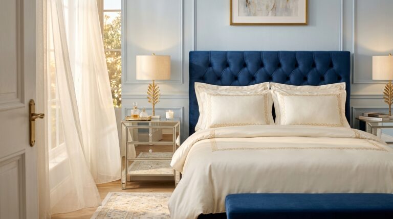 Want a Calm Space? Try These 14 Blue Bedroom Ideas