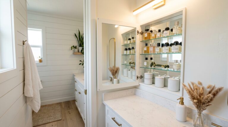 18 Small Bathroom Storage Ideas That Actually Work