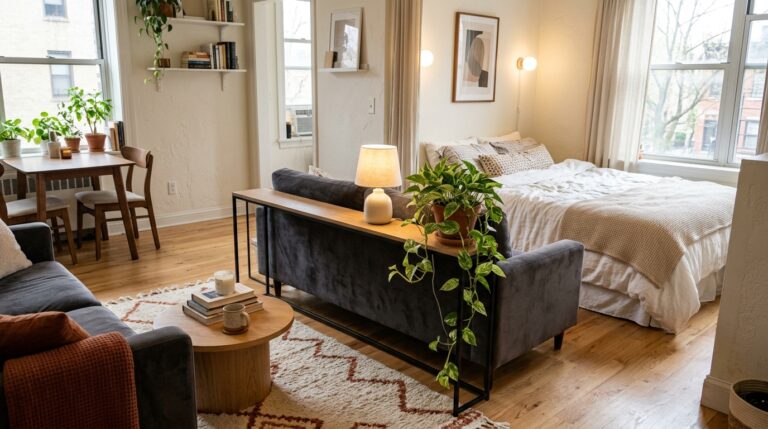 17 Small Studio Apartment Decor Ideas That Actually Work