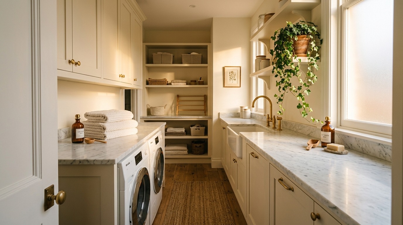 15 Elegant Laundry Room Ideas That Make Wash Day Feel Luxurious