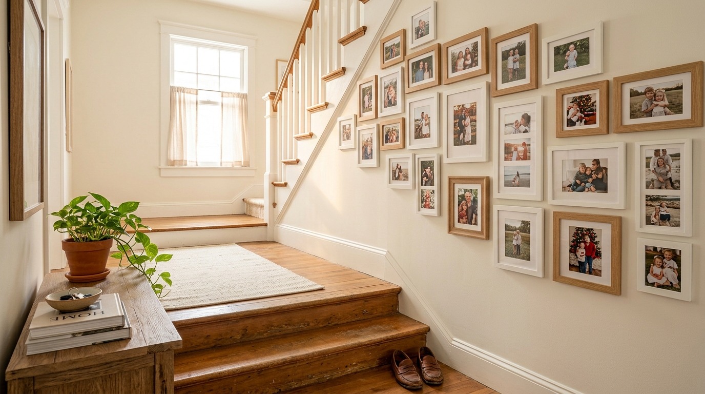 15 Decorating Stairway Walls Ideas That Will Transform Your Home Instantly